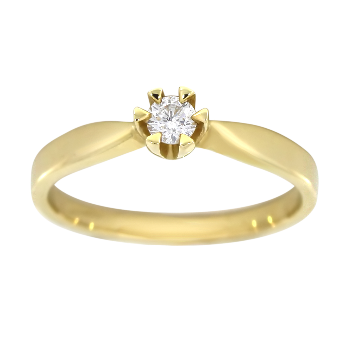 Ring, einsteins diamant 0.15ct - Bilde 2